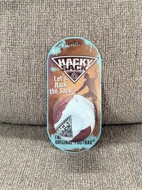 Hacky Sack By PlayMonster The Original Footbag Aqua & Maroon -